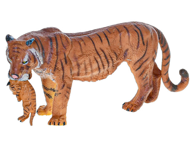 Zoolandia tiger s mláďaťom 15cm