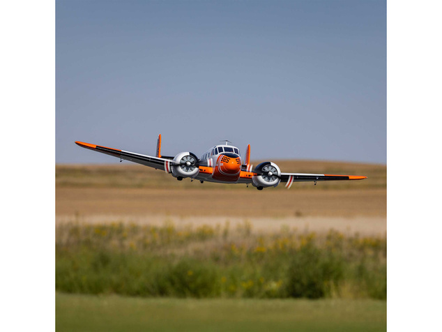 E-flite Beechcraft D18/RC-45J 1.5m BNF Basic AS3X+ SAFE Select