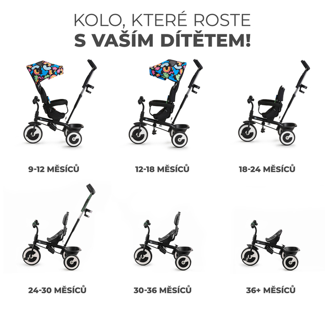 KINDERKRAFT Dreirad Aston Happy Shapes