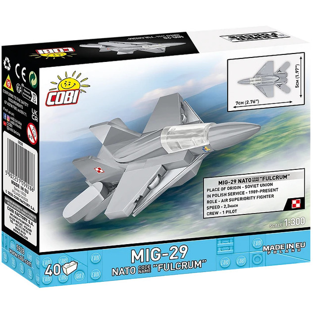 Cobi Forțele Armate MiG-29 NATO "Fulcrum", 1:300, 40 k