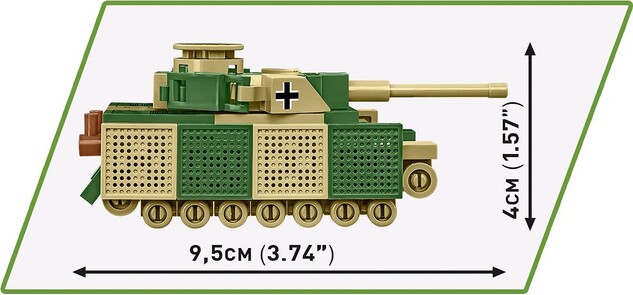 Cobi Panzer IV Ausf J, 1:72, 128 k
