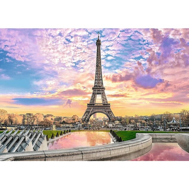 Trefl Prime puzzle 1000 UFT - Tramonto romantico: Torre Eiffel a Parigi, Francia