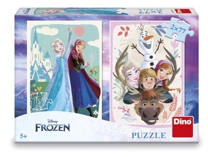 Puzzle Frozen: Anna a Elsa 2x77 dielikov