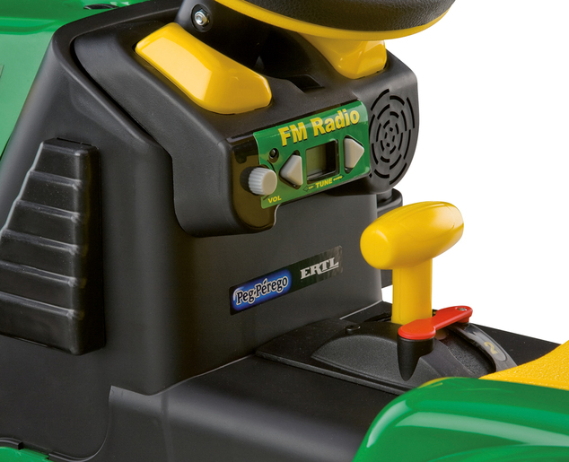 Peg-Pérego John Deere Ground Force s vlečkou 12V - 330W zelená
