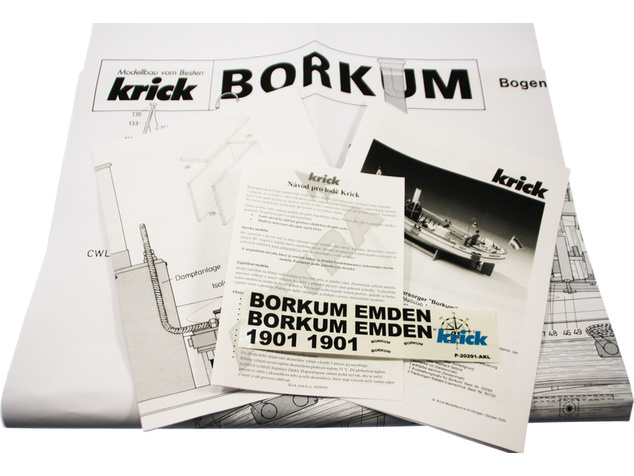 Krick Borkum kit bez parného stroja