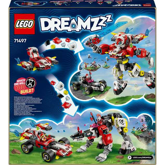 LEGO® DREAMZzz™ 71497 Coopers Tiger-Roboter und Zeros Hot Rod
