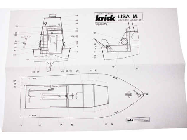 Krick Motor Yacht Lisa kit