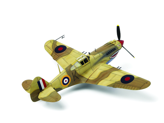 Modellbausatz Flugzeug 12235 - TOMAHAWK IIB "ACE OF AFRICAN FRONT": LE (1:48)