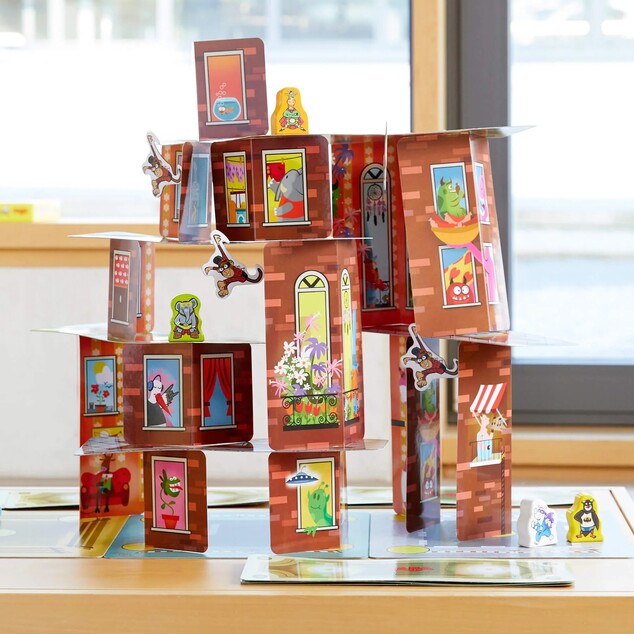 Haba Spoločenská hra pre deti Rhino Hero Super Battle 5+
