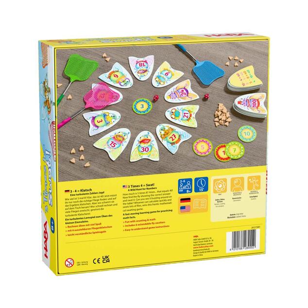 Haba Play&amp;Learn Gioco educativo familiare 3x4 Pác Piccola moltiplicazione fino a 100 da 8 anni