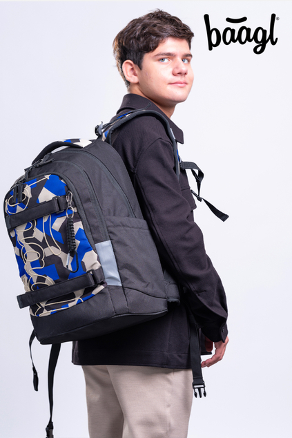BAAGL Zaino scolastico Skate Max Variety GRS