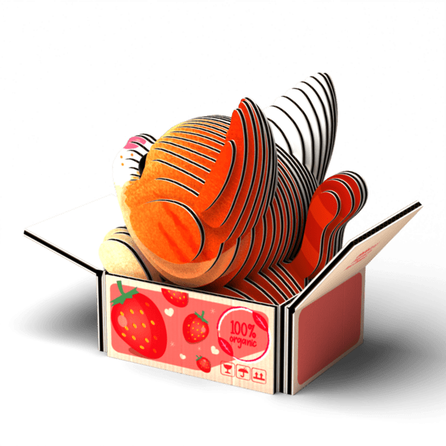 EUGY Kočka Pumpkin 3D kartonová skládačka