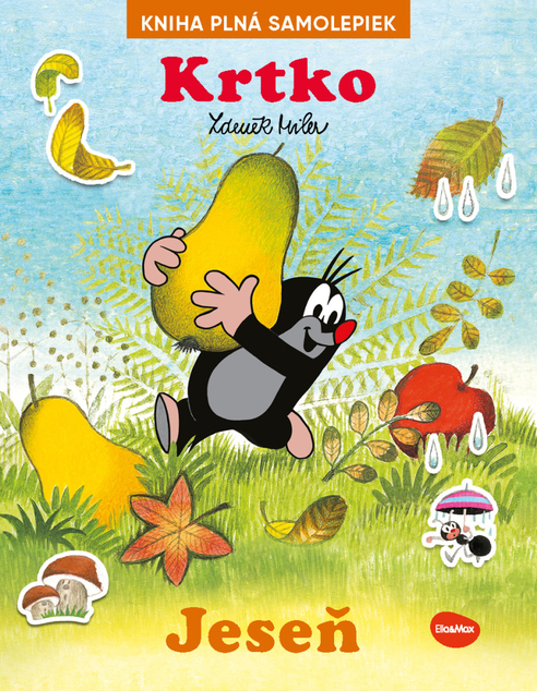 KRTKO a JESEŇ Kniha samolepiek