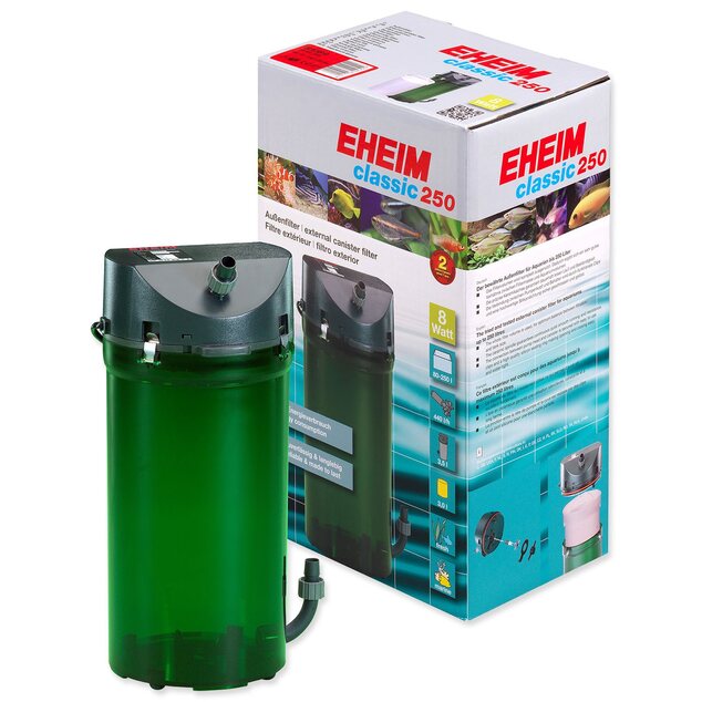 Filter Eheim Classic 250 vonkajší, s náplňou,440l/h