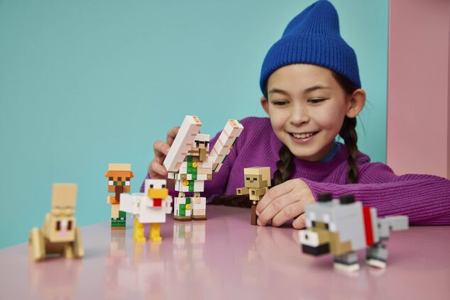 LEGO® Minecraft™ 21592 Kurací džokej a útok v púšti