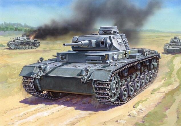 Wargames (WWII) танк 6119 - Немски танк Panzer III (1:100)