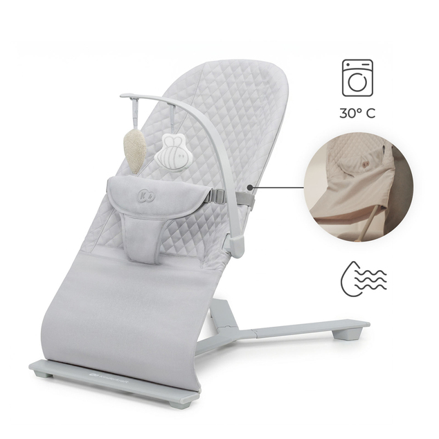KINDERKRAFT Wippe Mimi Light grau, bis 9 kg