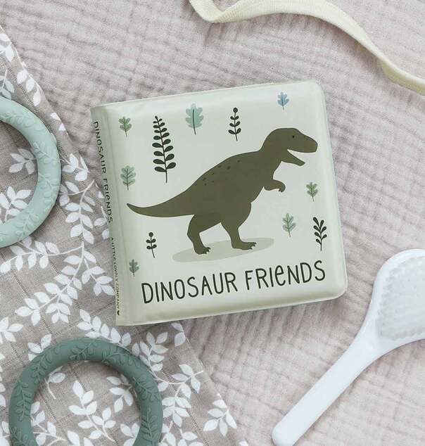 A Little Lovely Company - knižka do kúpeľa - kamaráti dinosaury