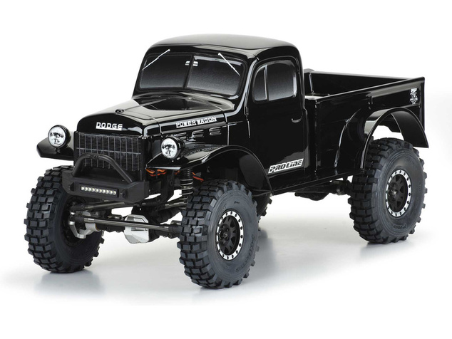 Pro-Line karoserija 1:10 Dodge Power Wagon 1946 crna (Crawler 313 mm)