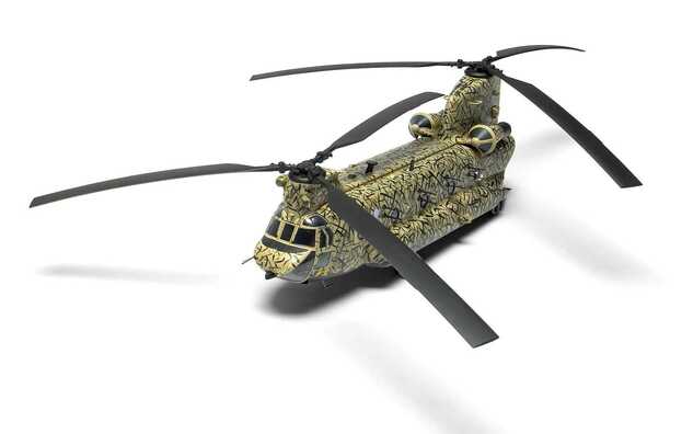 Classic Kit vrtulník A06024 - Boeing Chinook HC.1 (Late) (1:72)