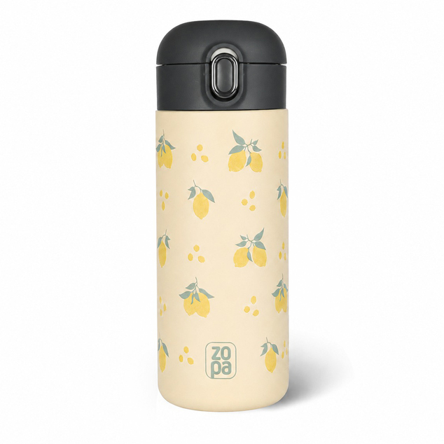 Termos pentru lichide cu pai 400 ml, Limoncello