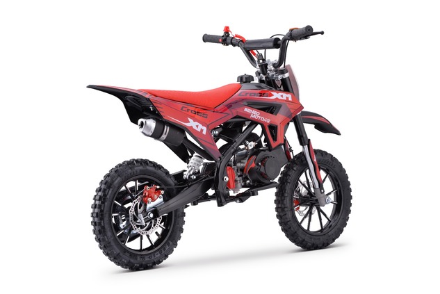 Motocicleta de gasolina para niños Beneo Motors CROSS XM roja - 50cm3