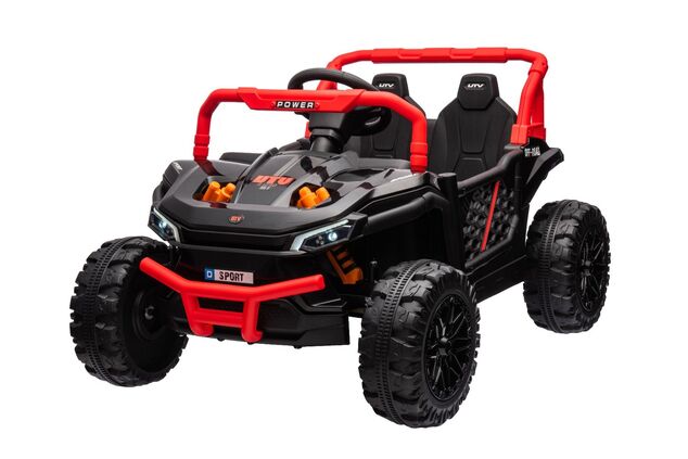 Elektrické autíčko UTV Small 12V, čierne, Pohon zadných kolies, 12V batéria