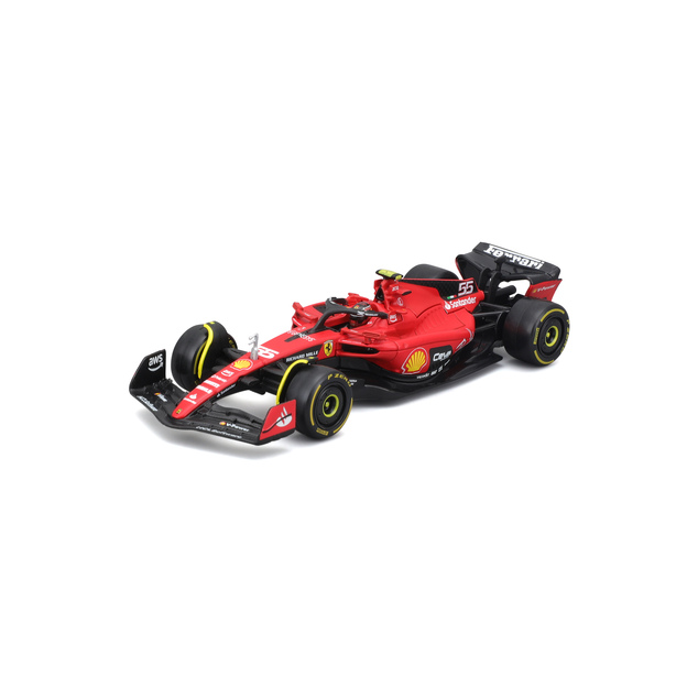 Bburago 1:24 Formula F1 Ferrari Scuderia SF-23 (2023) nr.55 Carlos Sainz  - Hard Case