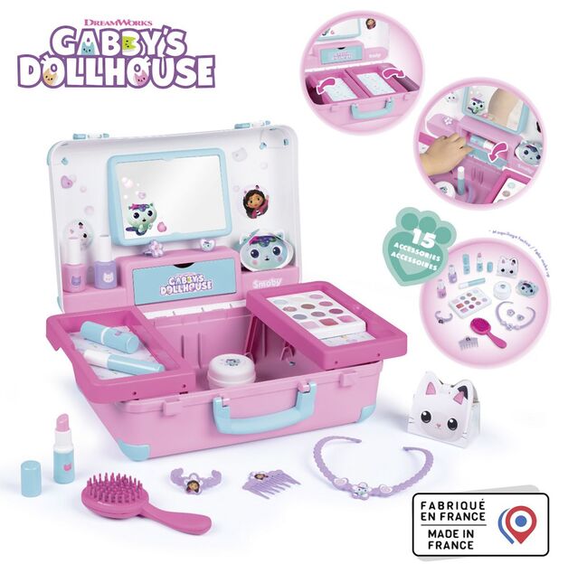 Smoby Gabby's Dollhouse Kozmetický kufrík s príslušenstvom