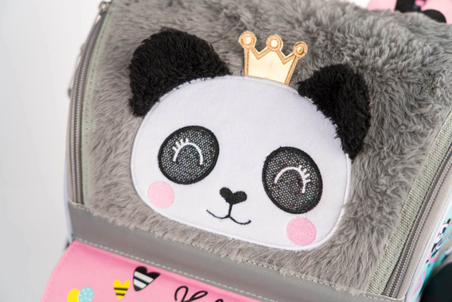 BAAGL SADA 3 Zippy Panda: aktovka, peračník, vrecko
