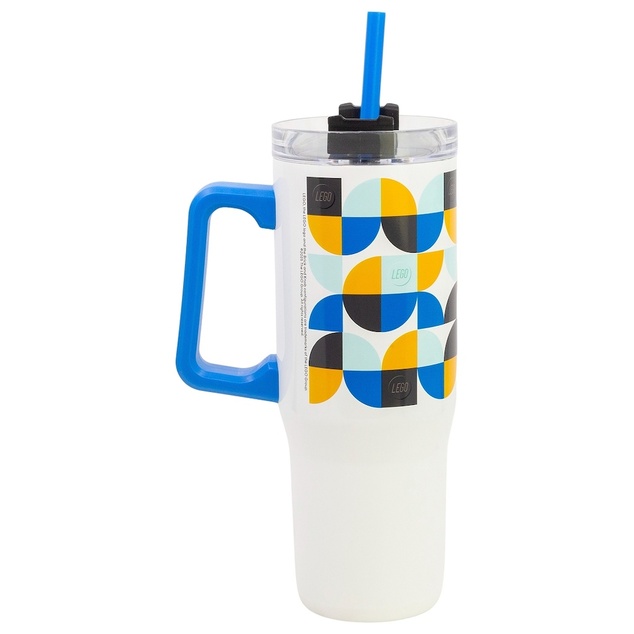 LEGO Tazza Termica con Cannuccia e Manico 920 ml
