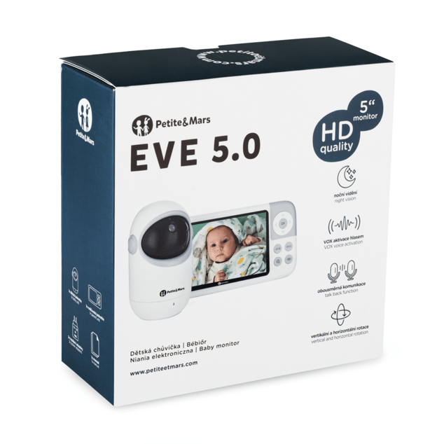 PETITE&amp;MARS Gyermek digitális bébiszitter EVE 5.0