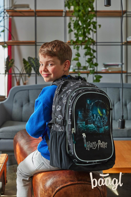 BAAGL Školský batoh Core Harry Potter Rokfort