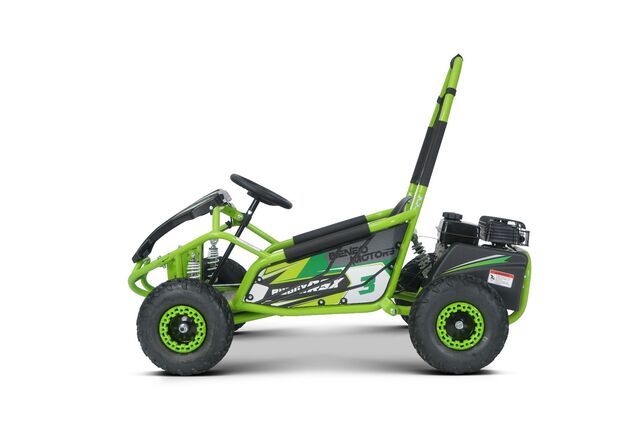 Benzínová bugina pre deti Beneo Motors BUGGY RSX zelená - 98cm3