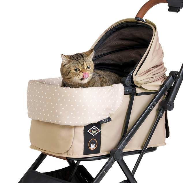 Fikago Schutzunterlage für Kinderwagen Beige