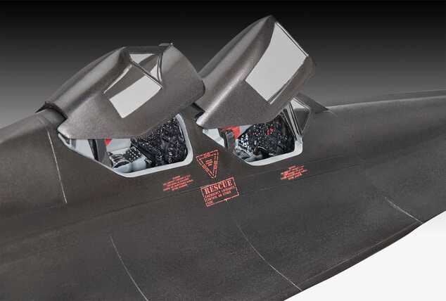 Plastic ModelKit letadlo 03751 - Lockheed SR-71B Blackbird (1:48)