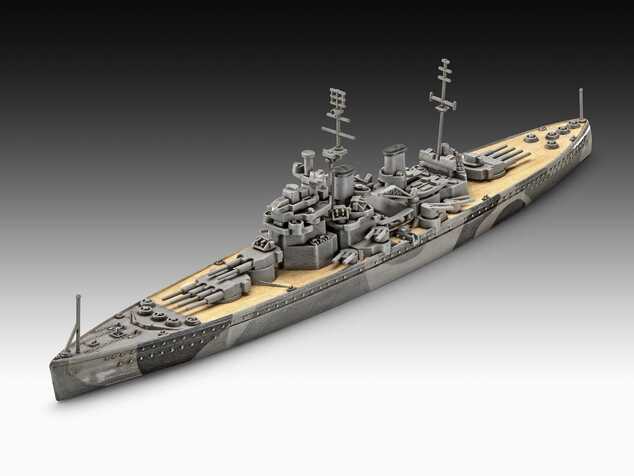 Plastikmodellbausatz Schiff 05182 - HMS Duke of York (1:1200)
