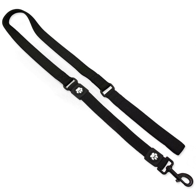 Vodítko Active Dog Bungee Neoprene L čierne 2,5x120cm