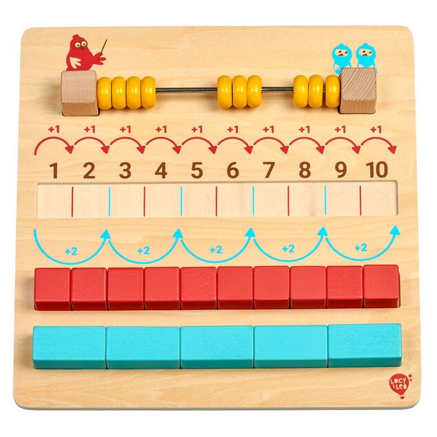 Lucy &amp; Leo 251 Moja prvá matematická hra - drevená herná sada