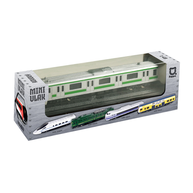Metallische Mini-U-Bahn