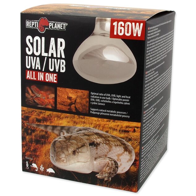 Žiarovka Repti Planet Solar UVA &amp; UVB 160W