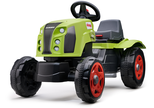 Falk Tractor de pedales Claas Arion 470 con remolque
