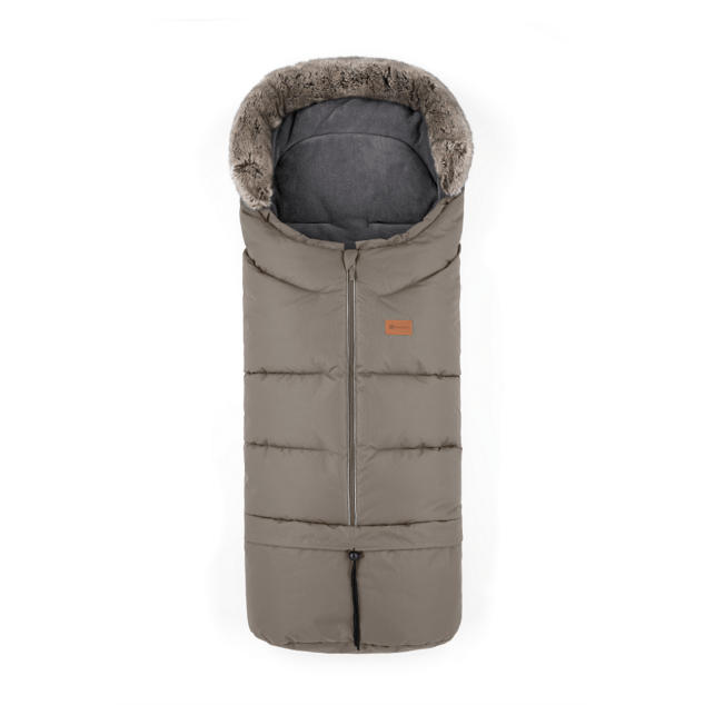 PETITE&amp;MARS Arctic 4v1 téli hálószák + Furry Mocha Mousse kocsira való kesztyű