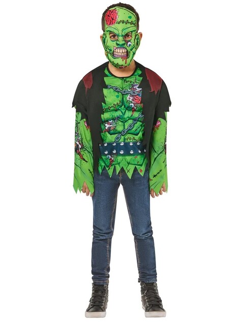 FRANKIE ZOMBIE dětský kostým velikost (122-128cm)