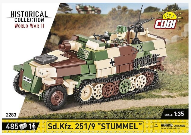 Cobi 2283 II WW Sd. Kfz. 251/9 STUMMEL, 1:35, 485 k, 1 f