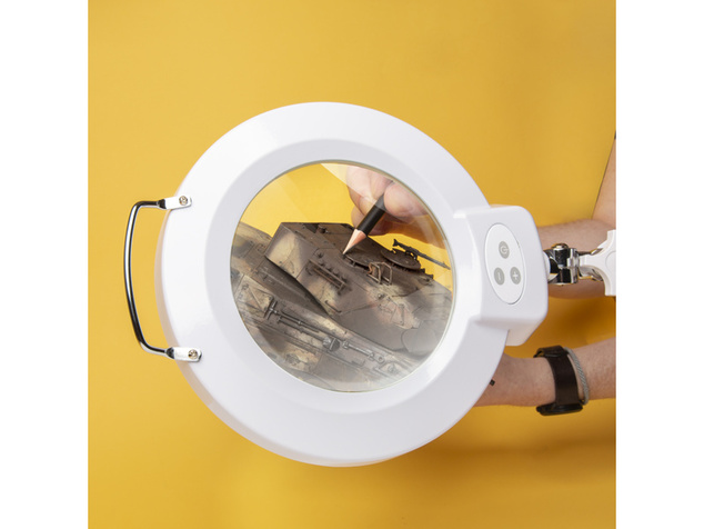 Lightcraft stolná lampa LED Pro XL s lupou 175mm