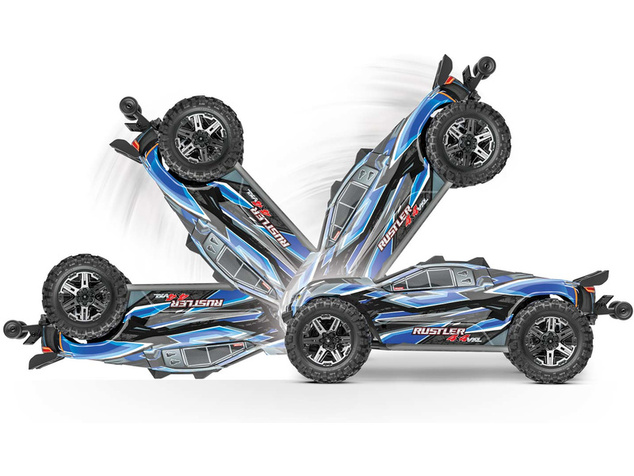 Traxxas Rustler 1:10 VXL HD 4WD RTR zelený
