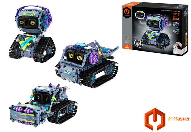 iM.Master Stavebnica robot s gitarou 3v1 RC na diaľkové ovládanie 14x15,7x21,6 cm