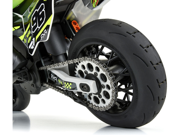 Pro-Line kolo s pneu 1:4 Supermoto 2.0 S3 zadní, disk čierny: PM-MX/SM