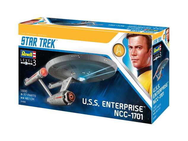 Plastikmodellbausatz Star Trek 04991 - USS Enterprise NCC-1701 (TOS) (1:600)